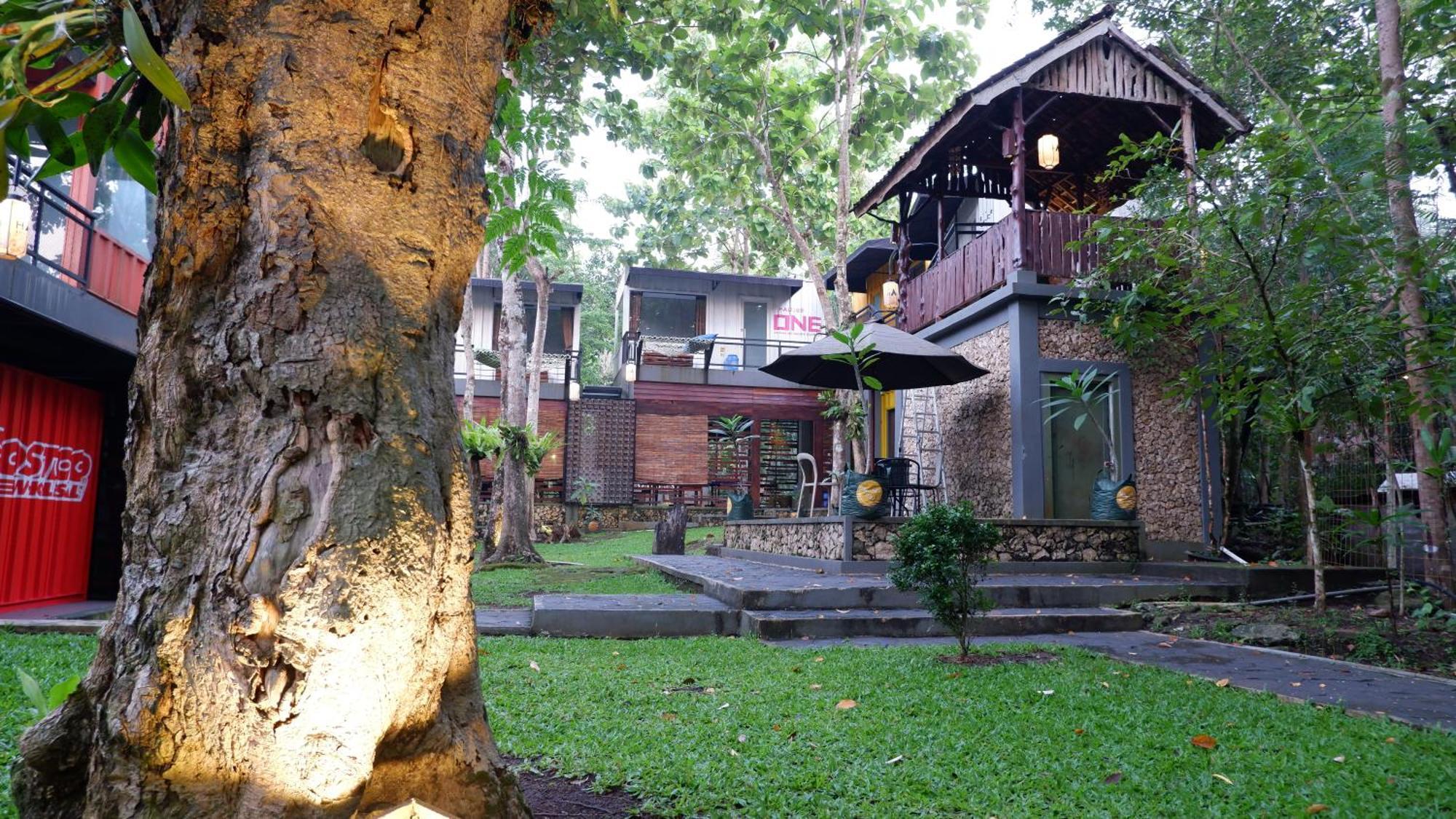 Hau Eco Lodges Citumang Pangandaran Eksteriør billede